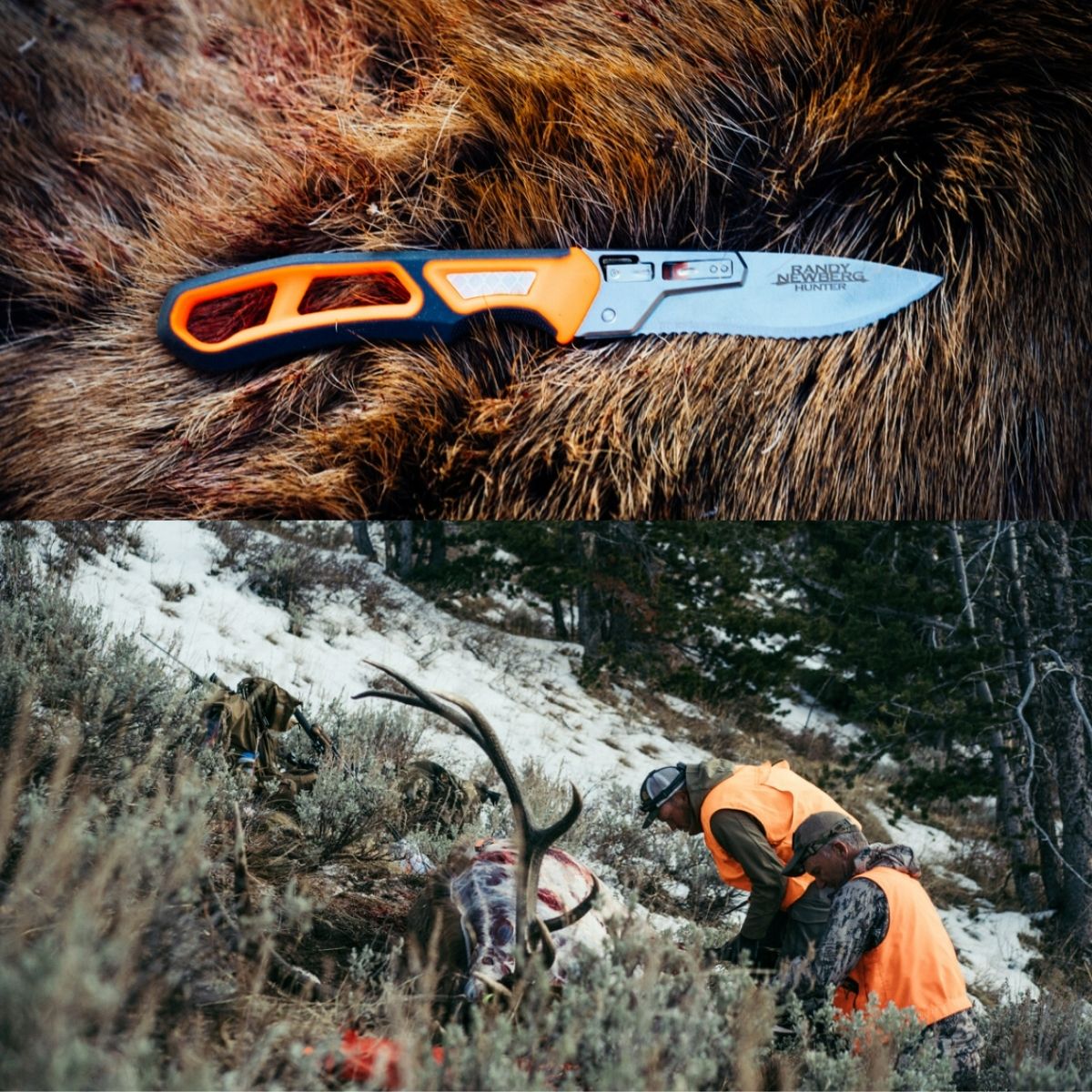 Cutit de vanatoare GERBER , cu lama fixa, Randy Newberg EBS