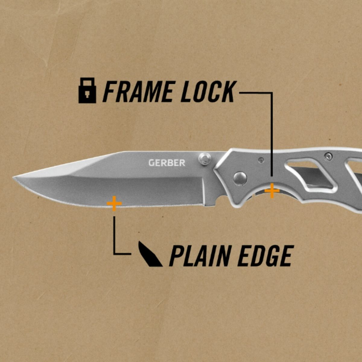 Cutit EDC (everyday carry) GERBER, Paraframe II DP FE
