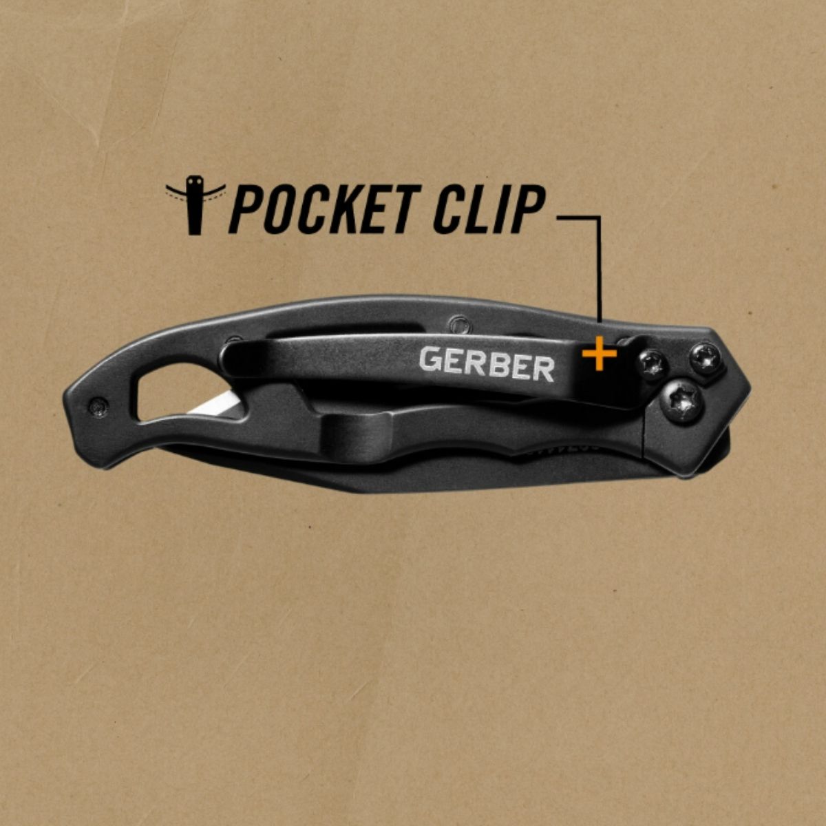 Cutit EDC (everyday carry) GERBER, Paraframe Mini Tanto Blk SE