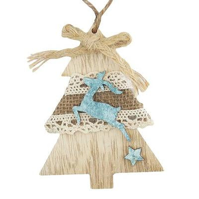 Decor de Craciun, brad cu agatatoare, pachet 5 bucati, 10 cm, 1, hectarul.ro