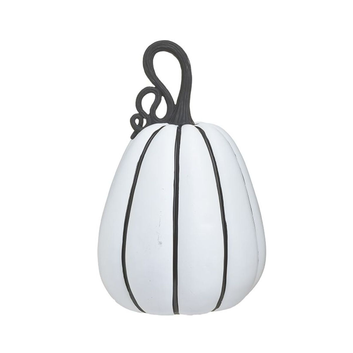 Decoratiune alba din polirasina dovleac 20X18X31 Inart, 1, hectarul.ro