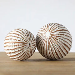 Decoratiune alba din polirasina 10 cm Yazhi