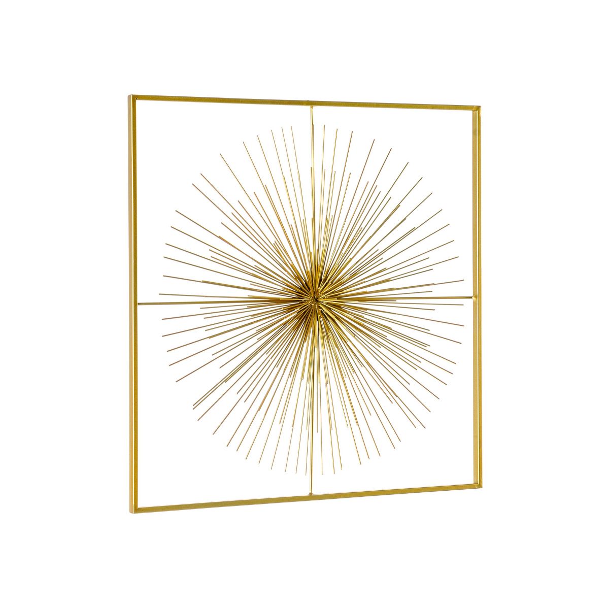 Decoratiune aurie din otel 51x51 cm Auriel Bizzotto, 1, hectarul.ro