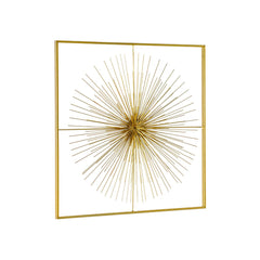 Decoratiune aurie din otel 51x51 cm Auriel Bizzotto