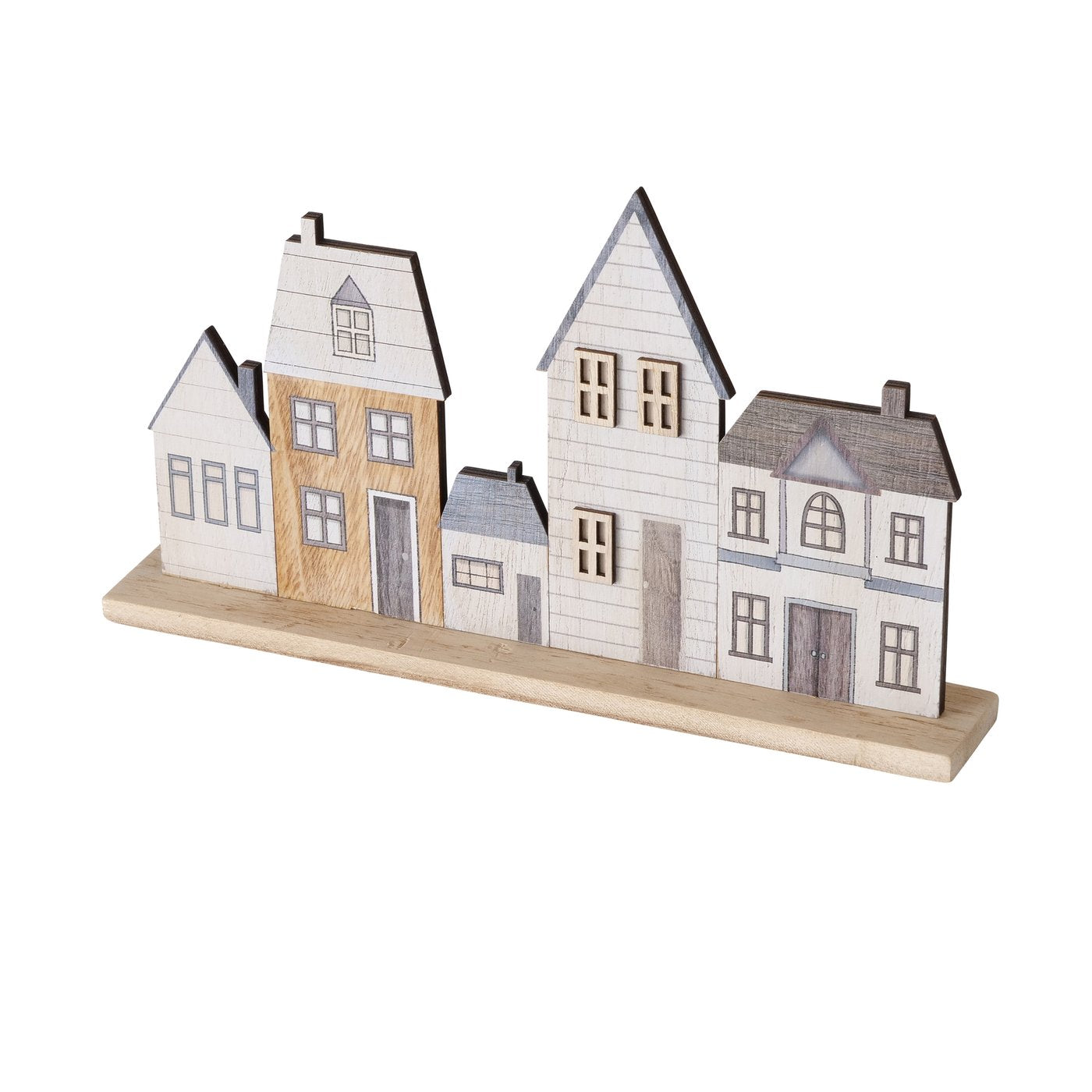 Decoratiune bej din MDF Brown House Bergström Boltze, 1, hectarul.ro