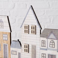 Decoratiune bej din MDF Brown House Bergström Boltze