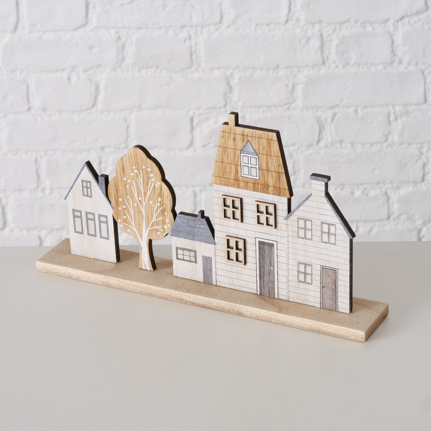 Decoratiune bej din MDF Brown Tree Bergström Boltze, 2, hectarul.ro