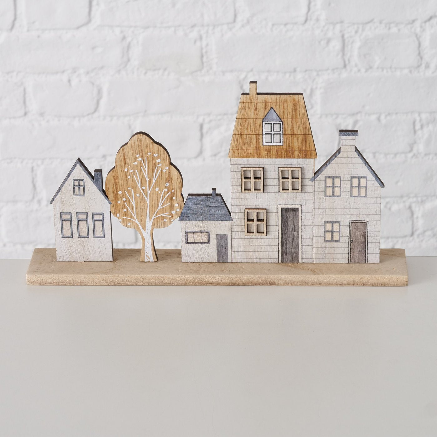 Decoratiune bej din MDF Brown Tree Bergström Boltze, 3, hectarul.ro