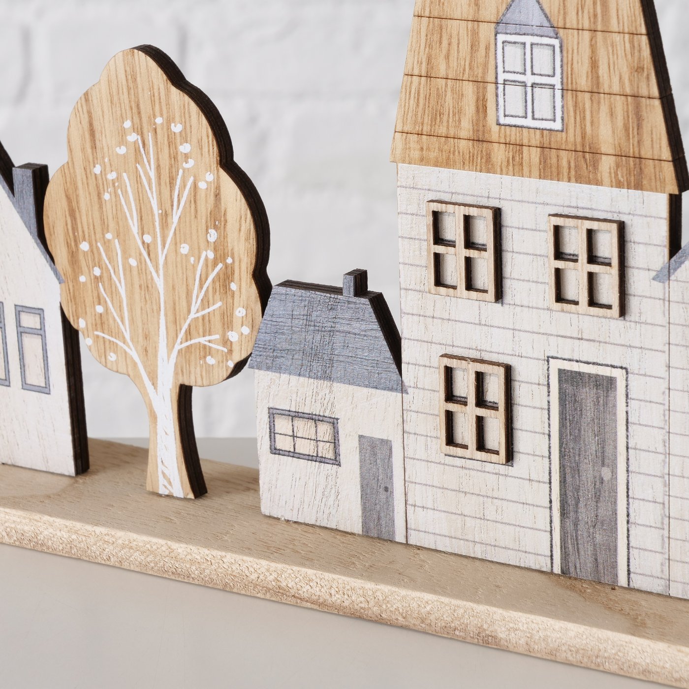 Decoratiune bej din MDF Brown Tree Bergström Boltze, 4, hectarul.ro