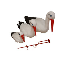 Decoratiune de gradina barza mare