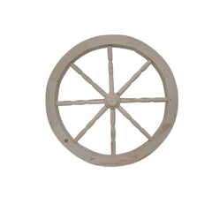 Decoratiune de gradina roata din lemn 60 cm