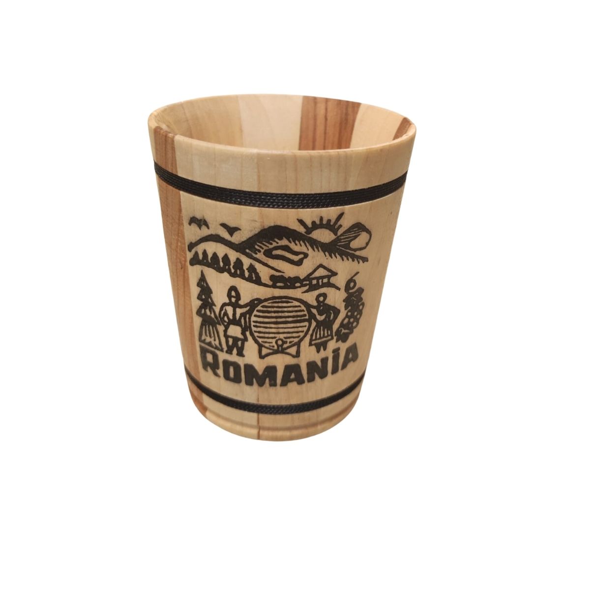 Halba din lemn "ROMANIA", 1, hectarul.ro