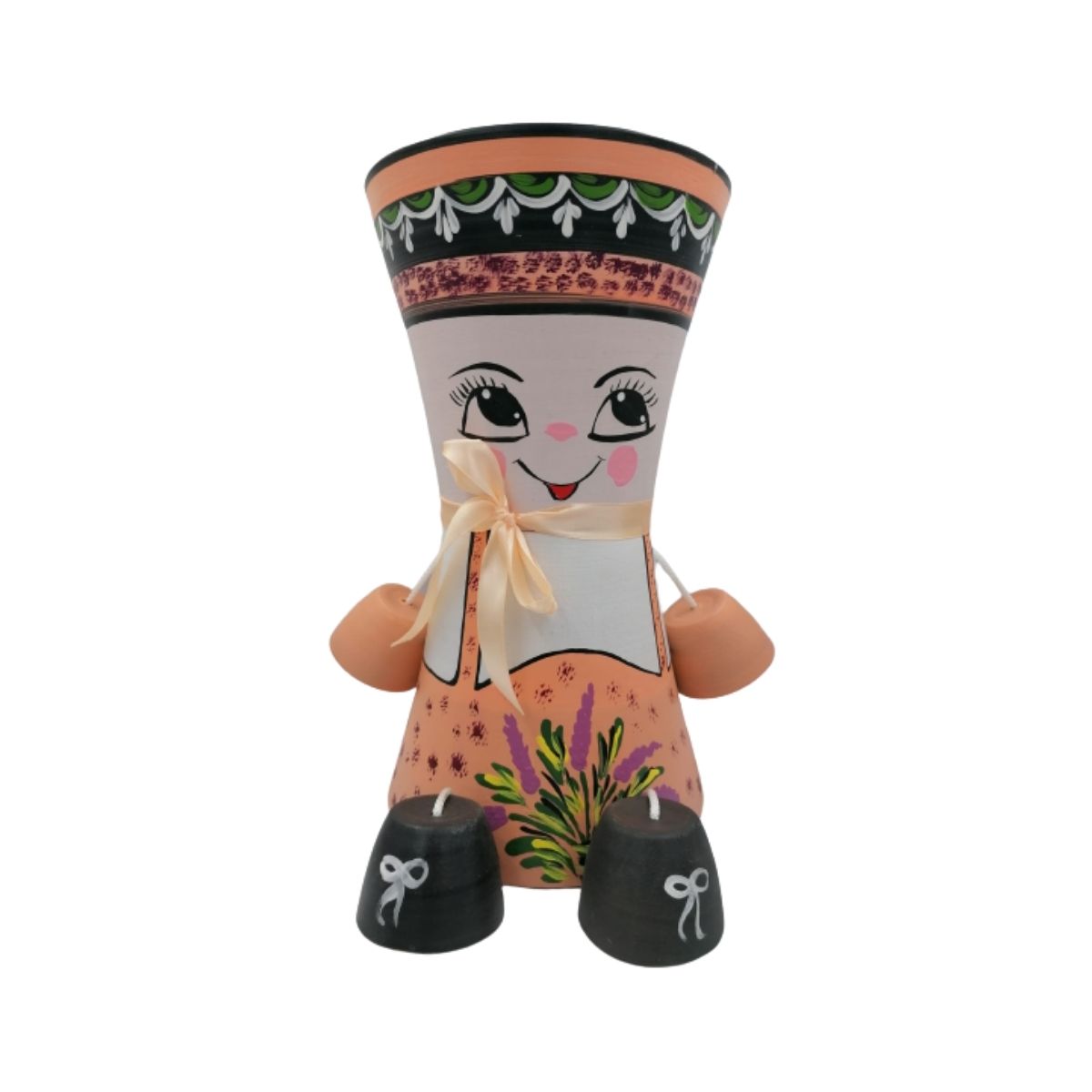 Decoratiune de gradina vaza tip ghiveci 18