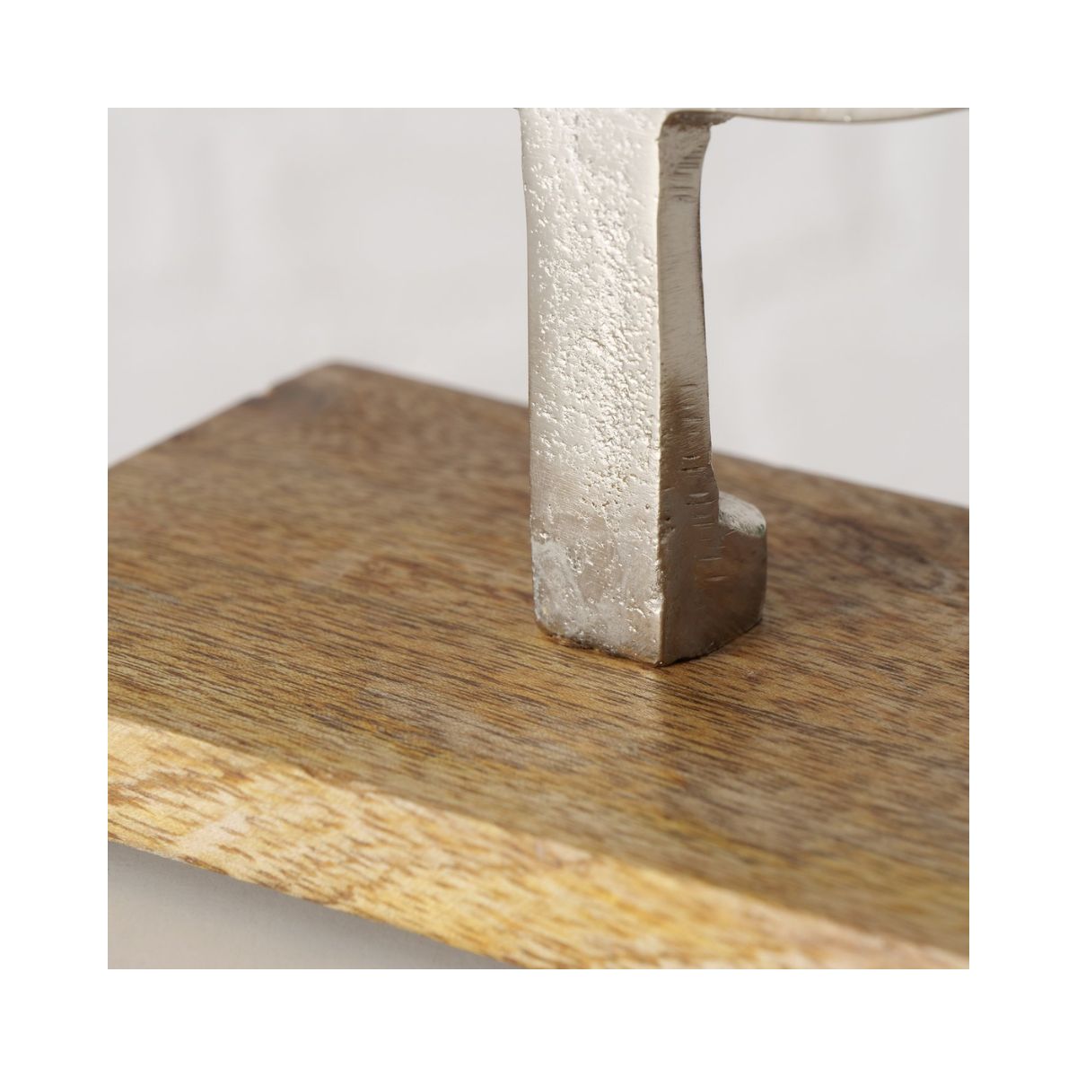 Decoratiune din metal si lemn 15 cm Kuty Boltze, 3, hectarul.ro