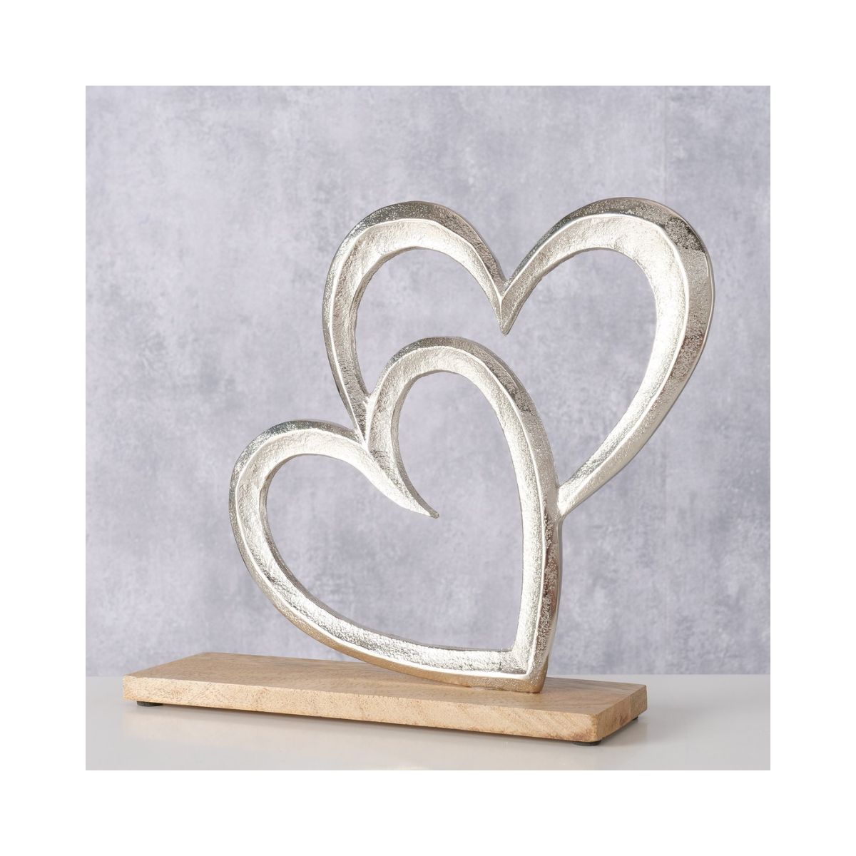 Decoratiune din metal si lemn 21 cm Dulina Boltze, 2, hectarul.ro