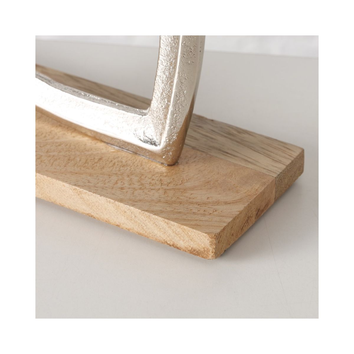 Decoratiune din metal si lemn 21 cm Dulina Boltze, 4, hectarul.ro