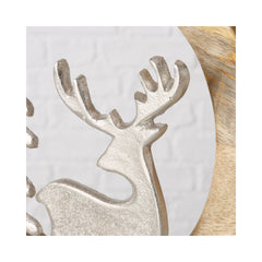 Decoratiune din metal si lemn 27 cm Rondor Boltze