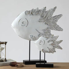 Decoratiune peste alb din polirasina 27 cm Yazhi