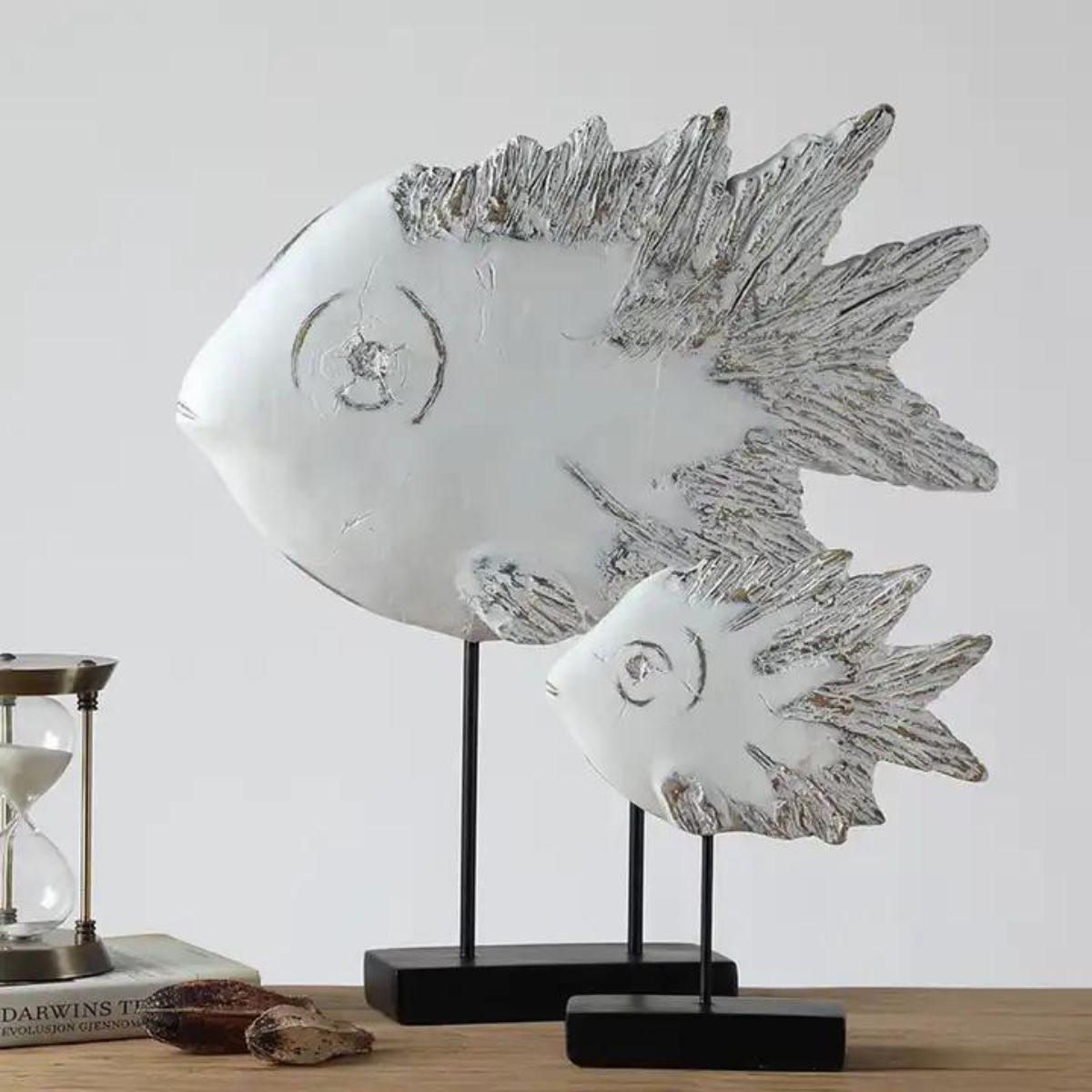 Decoratiune peste alb din polirasina 51 cm Yazhi
