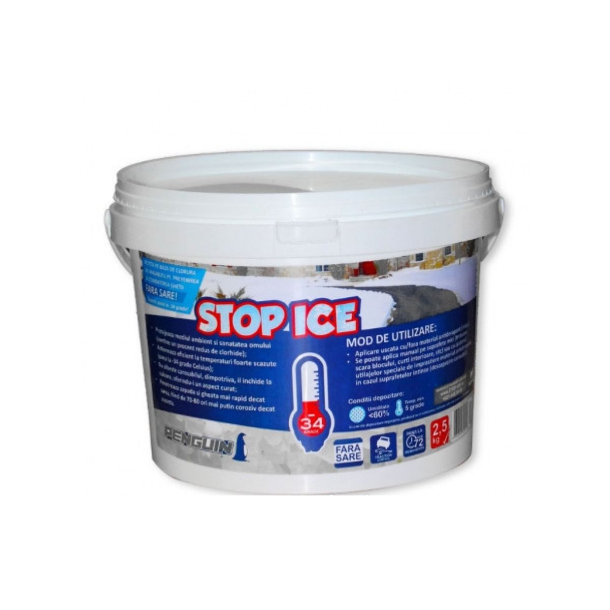 Deszapezire ecologica STOP ICE 2.5 KG ,Pestmaster, 1, hectarul.ro