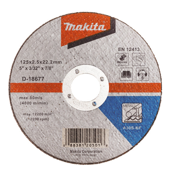 DISC TAIERE METAL  Makita 125X2,5