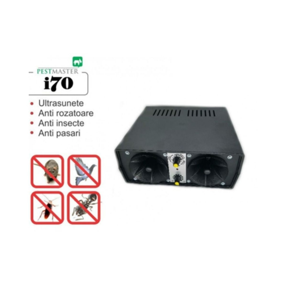 Dispozitiv electronic PestMaster Transonic I70 (700mp) Ultrasunete