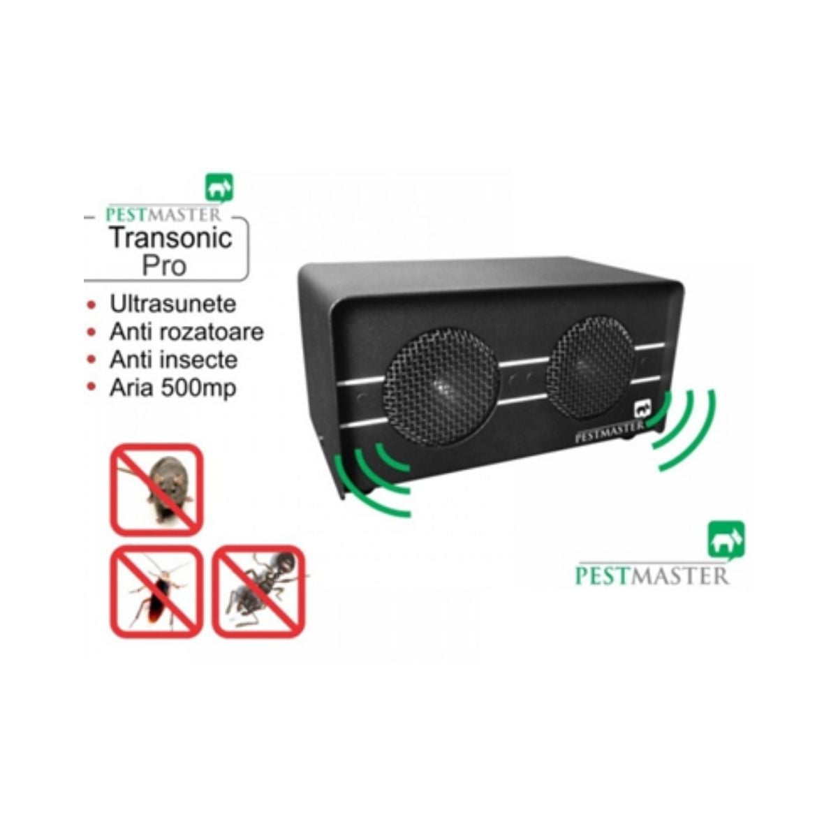 Dispozitiv electronic PestMaster Transonic pro (500 mp) Ultrasunete