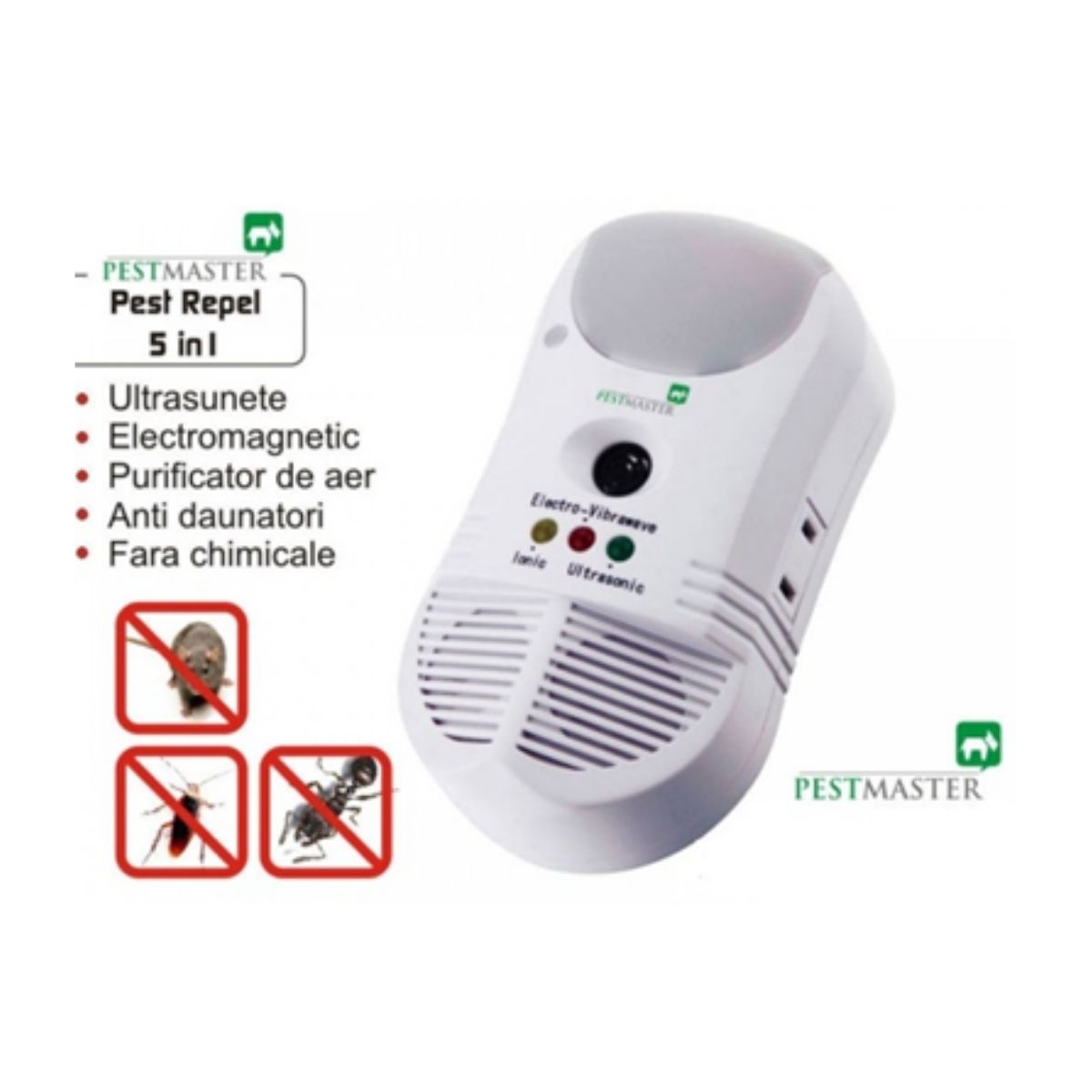 Dispozitiv electronic PestMaster ZN-1002 (150 mp) Ultrasunete si Unde Electromagnetice, 1, hectarul.ro
