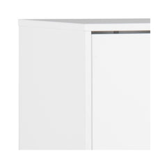 Dulap de pantofi alb, din MDF 133,5 cm Mitra Actona
