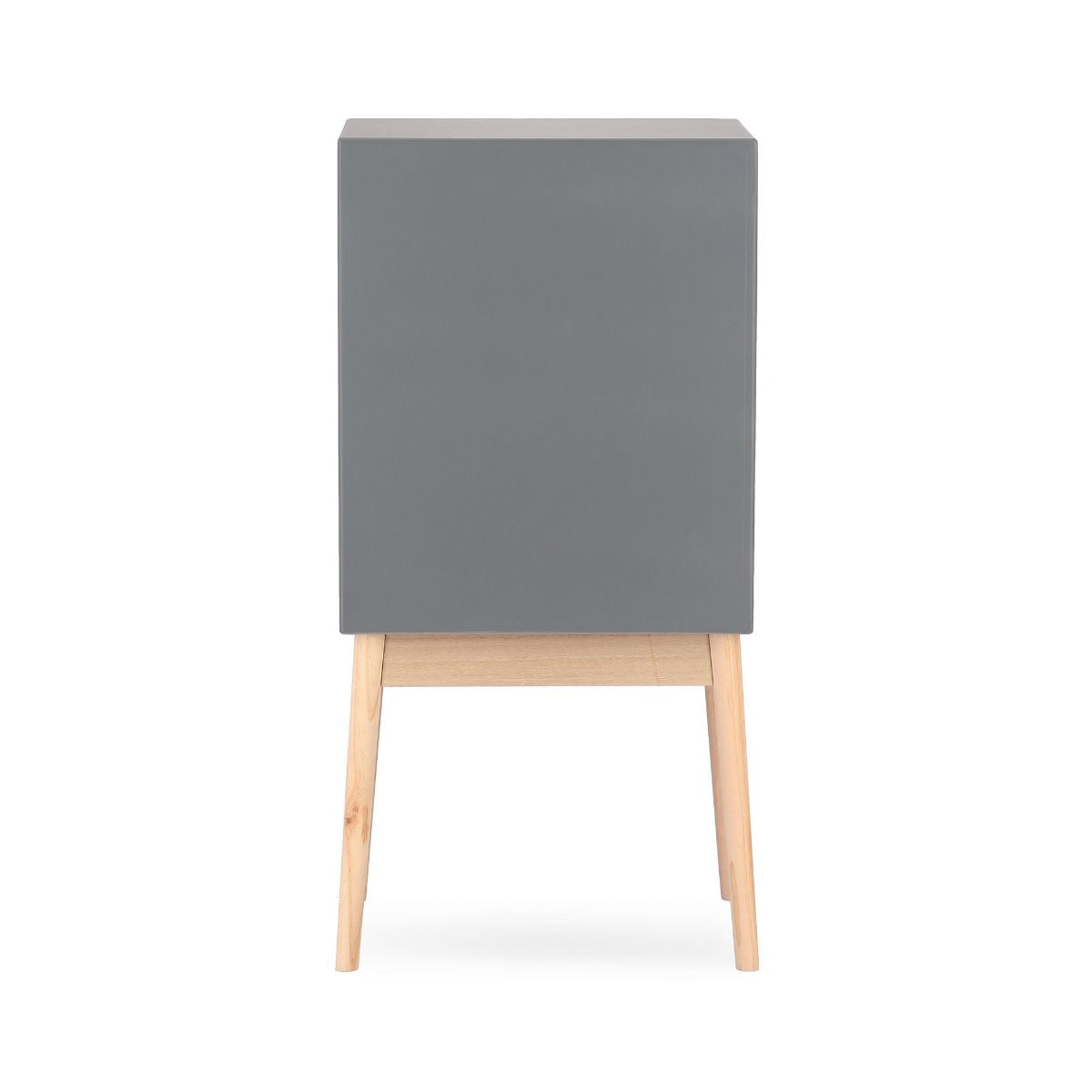 Dulapior gri/maro din lemn si MDF 43x30x88 cm Ordinary Bizzotto