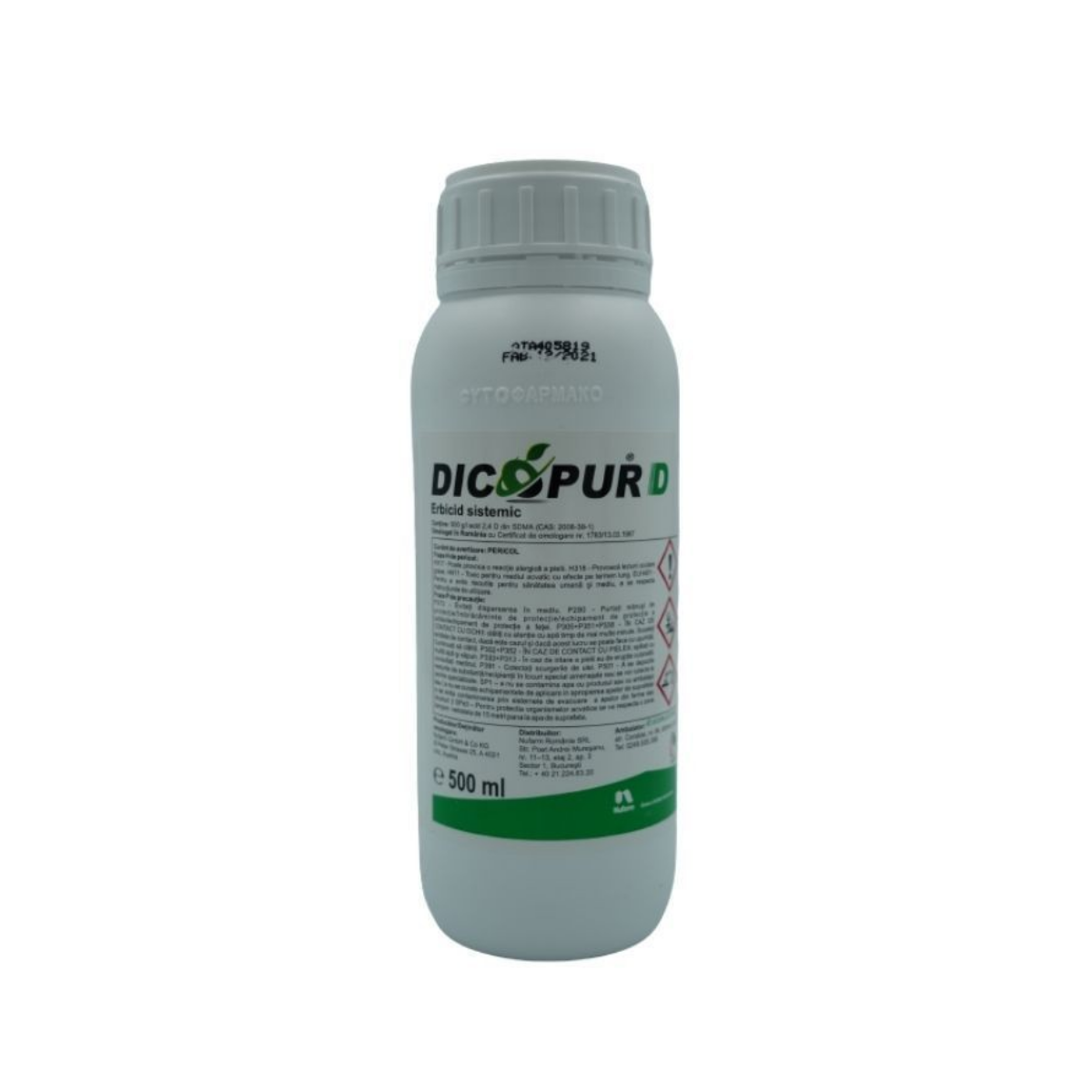 Erbicid 2.4 D pentru grau si porumb Dicopur D, 500 ML, 1, hectarul.ro