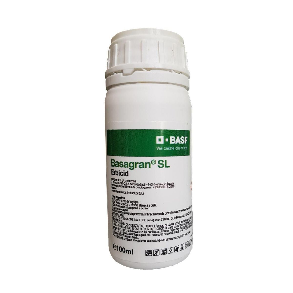 Erbicid porumb, soia, mazare, fasole, lucerna Basagran SL, 100 ML, 1, hectarul.ro