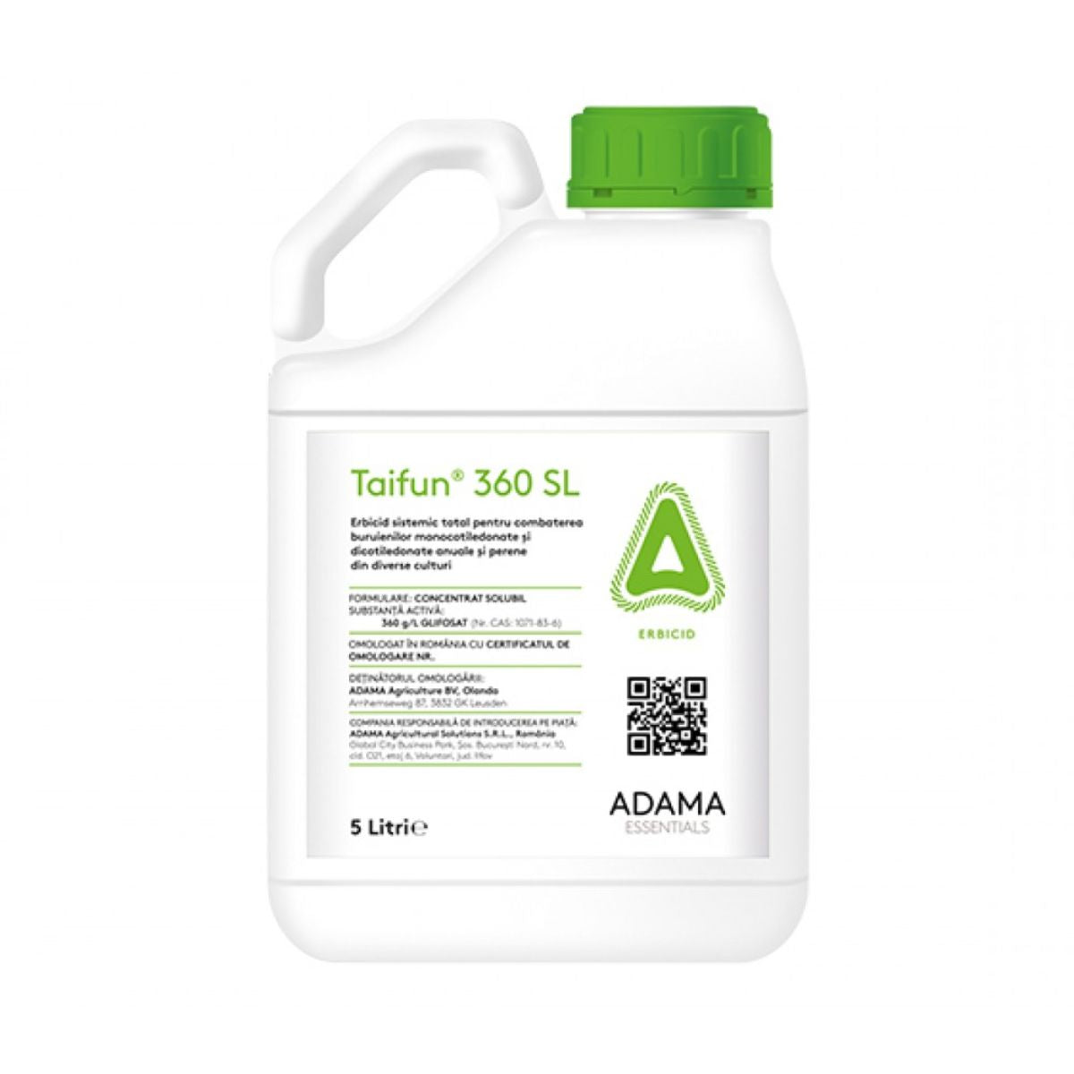 Erbicid total cu glifosat, TAIFUN 360 SL, 5 litri, 1, hectarul.ro