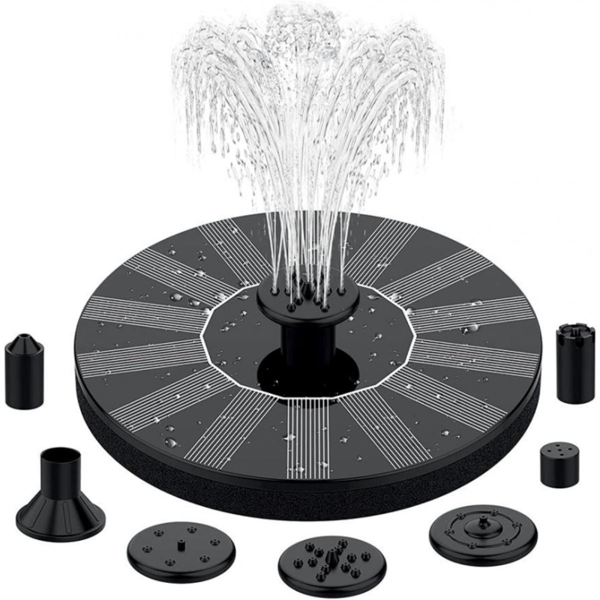 Fantana de gradina ornamentala, solara, plutitoare, stropitoare, 16 cm