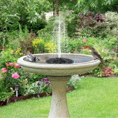 Fantana de gradina ornamentala, solara, plutitoare, stropitoare, 16 cm