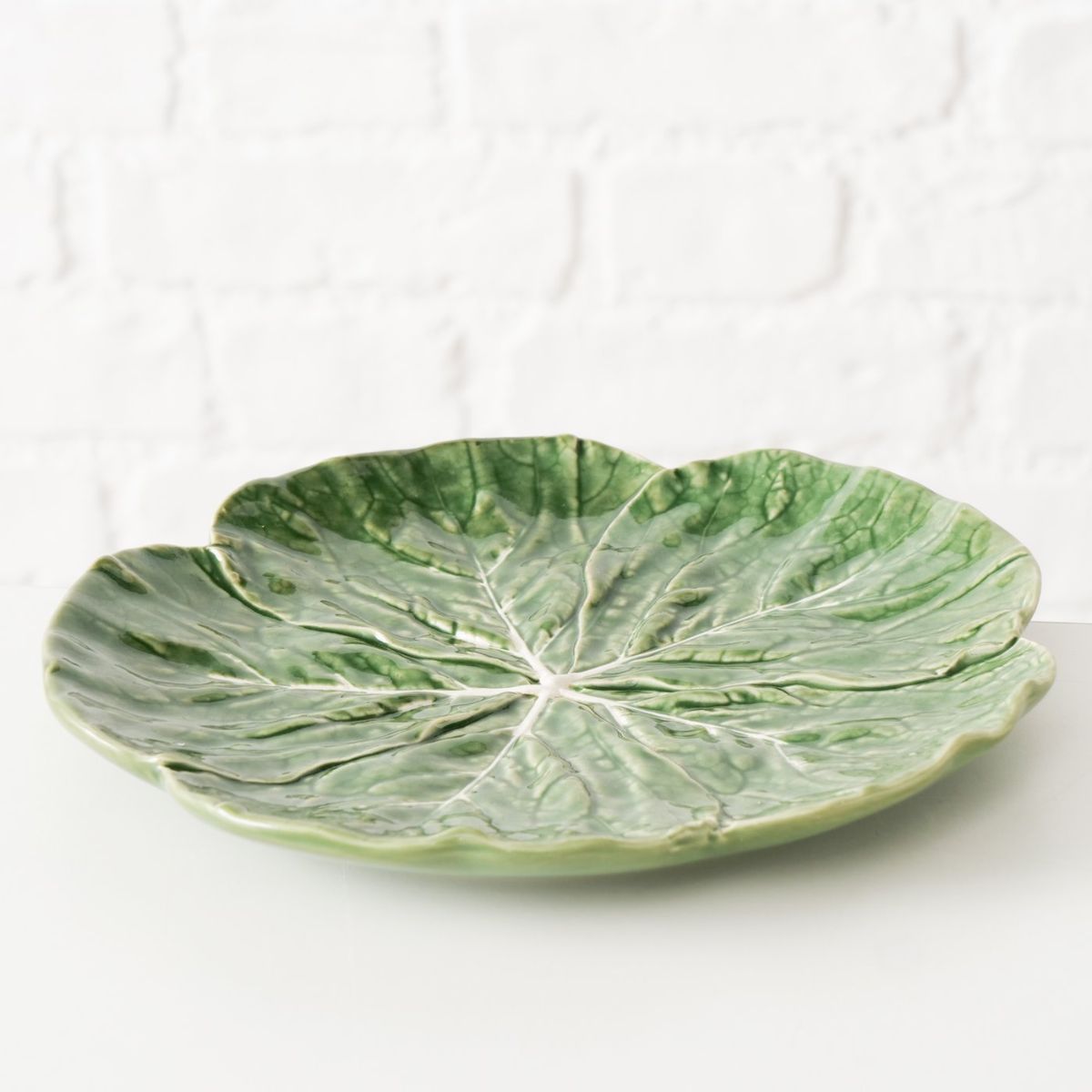 Farfurie verde ceramica Ø20,5 cm Cabbage Boltze