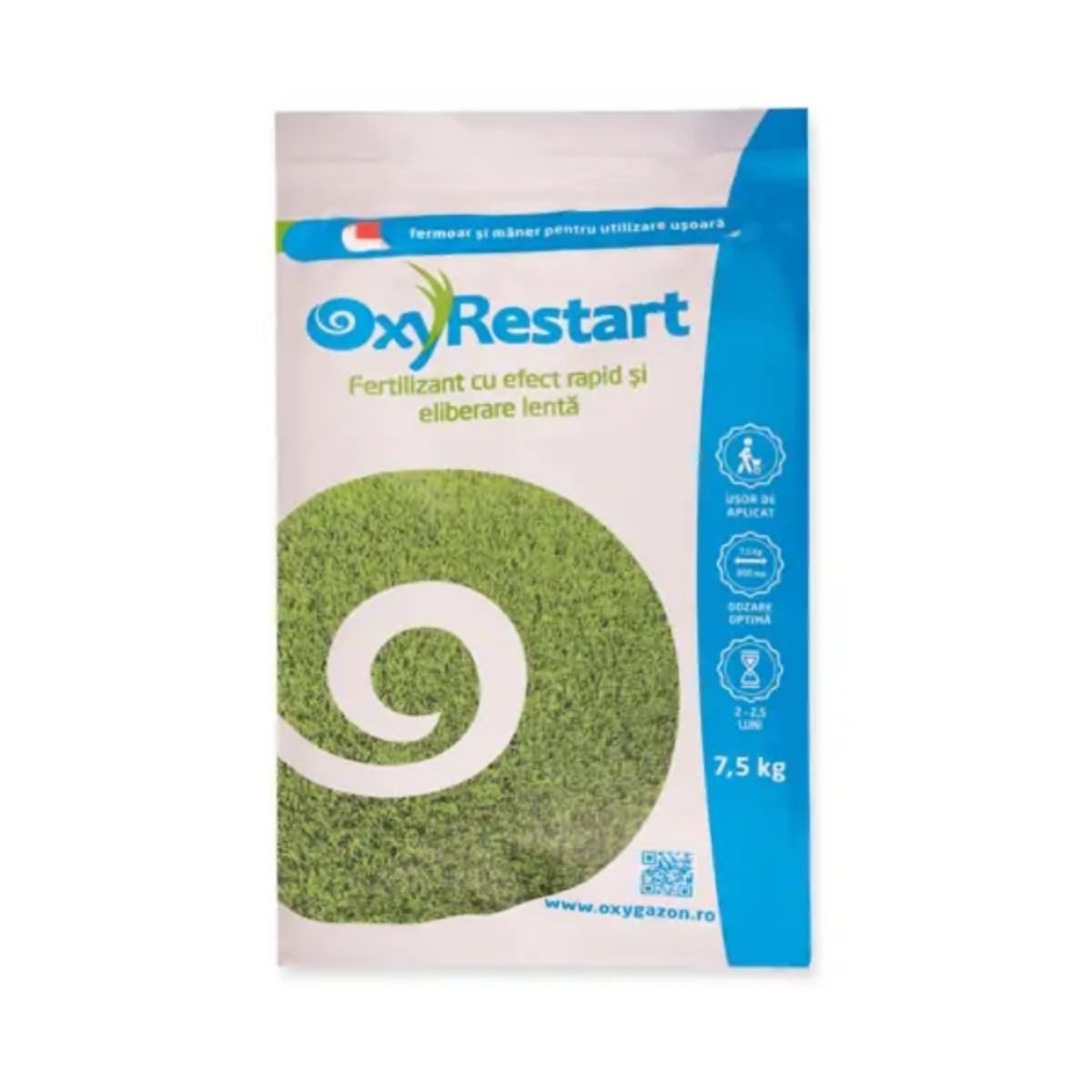 Fertilizant cu eliberare lenta Oxy Restart OxyGazon, 7,5 kilograme, 1, hectarul.ro