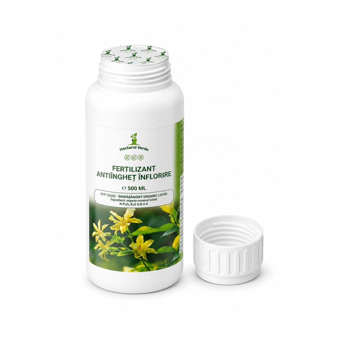 Fertilizant antiîngheț înflorire Hectarul Verde 500 ml, cu extract de alge marine, 2, hectarul.ro