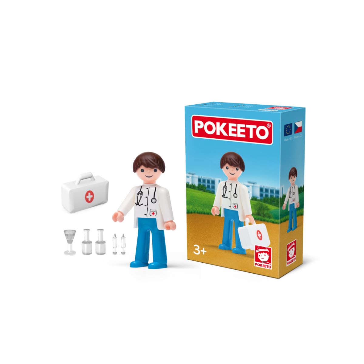Figurina doctor cu accesorii Pokeeto