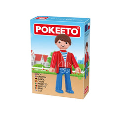 Figurina membrii familiei - baiat Pokeeto