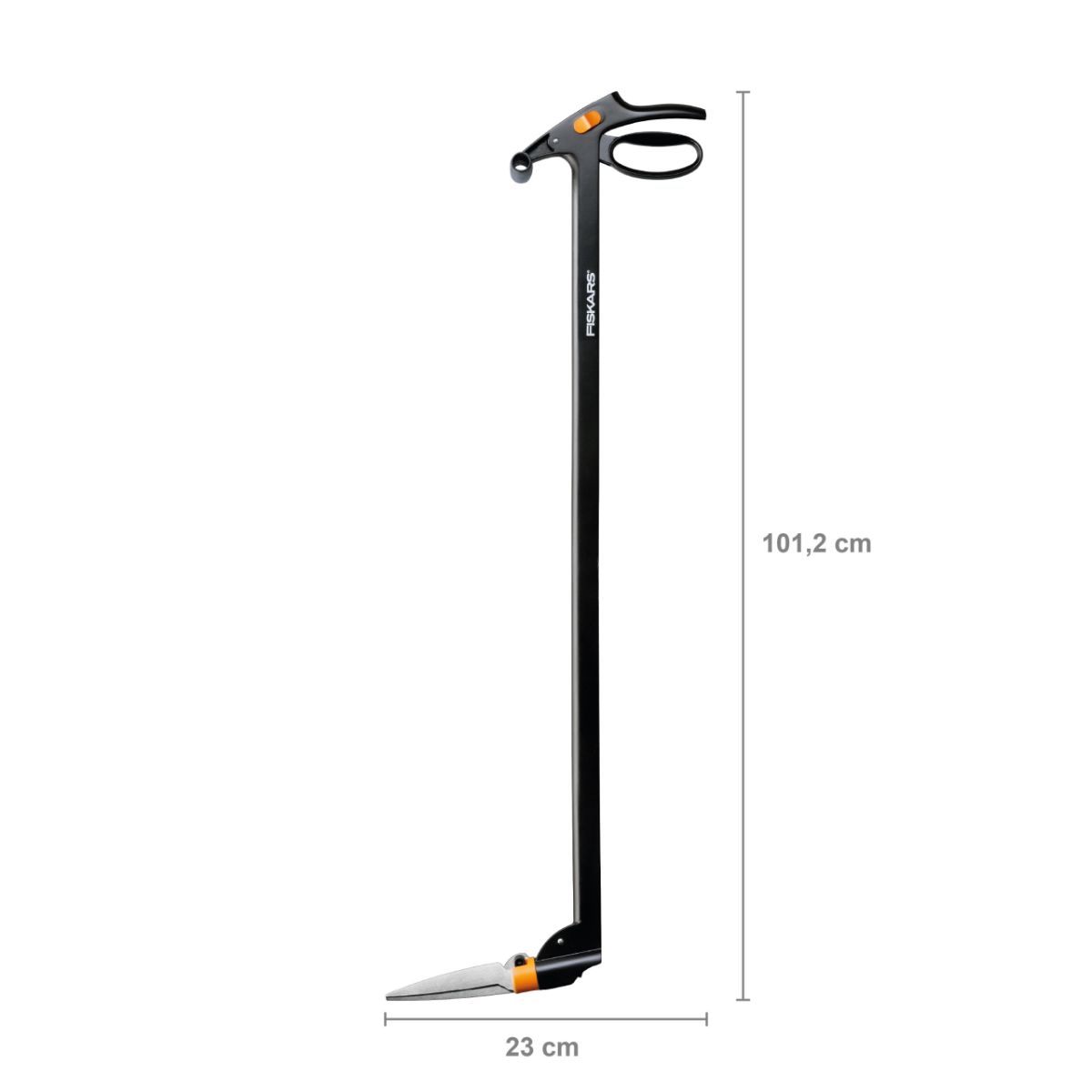 Foarfeca cu servo-parghie pentru gazon Fiskars, 1050 mm, 740 g
