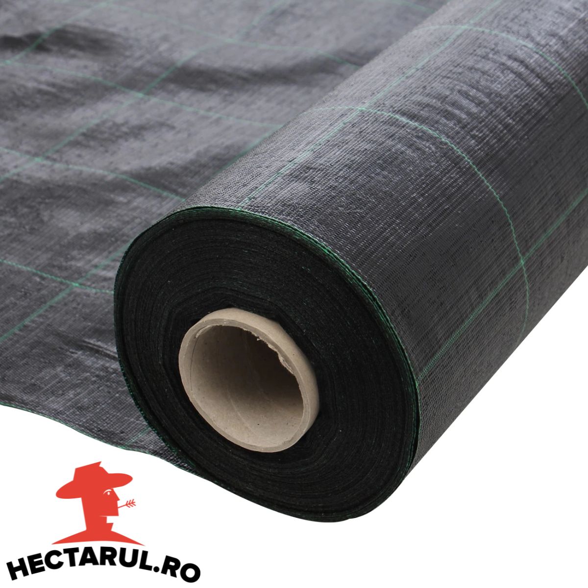 Folie agrotextil HECTARUL, 70 gr/m², 2 x 20 m, negru, stabilizată UV, 2, hectarul.ro