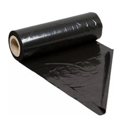 Folie mulcire tratata UV , 15 microni , neagra netransparent 0.8 m latime 2500 m lungime, 30 kg