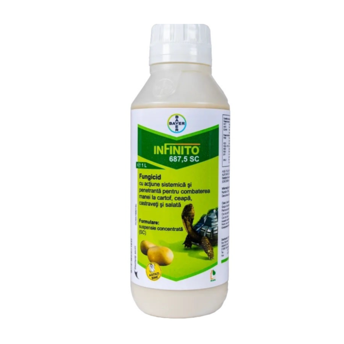 Fungicid pentru cartof, castraveti, salata si ceapa, 1L, Infinito 687.5 SC, BAYER, 1, hectarul.ro