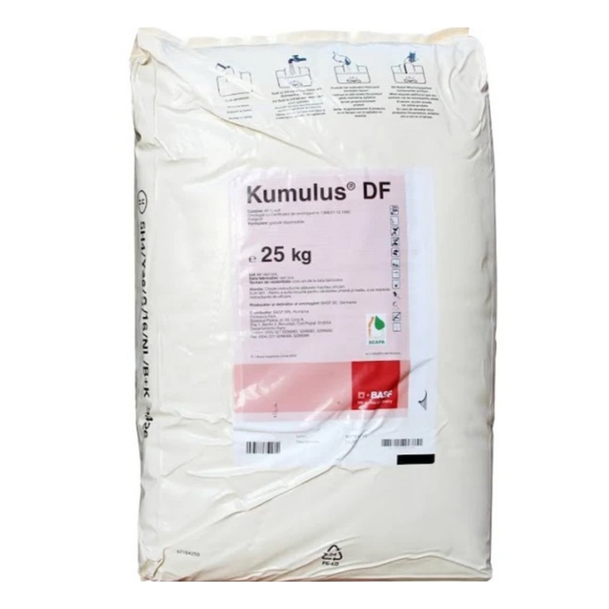 Fungicid pentru castraveti, mar si vita de vie, 25kg, Kumulus DF, BASF