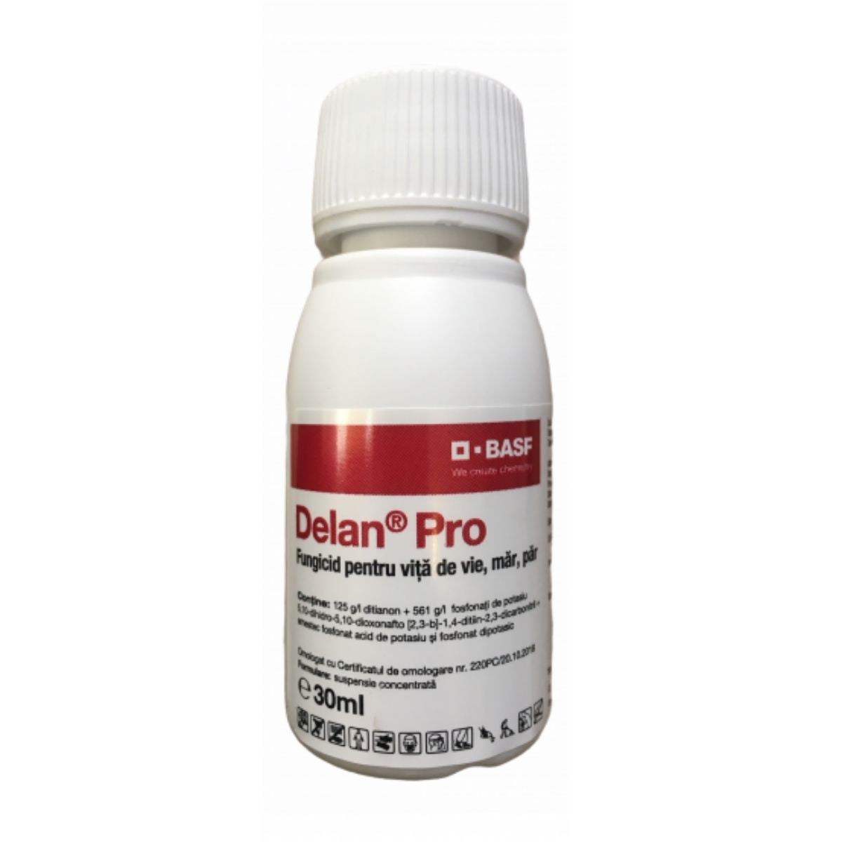 Fungicid pentru mar, par si vita de vie, 30 ML, Delan Pro, BASF, 1, hectarul.ro