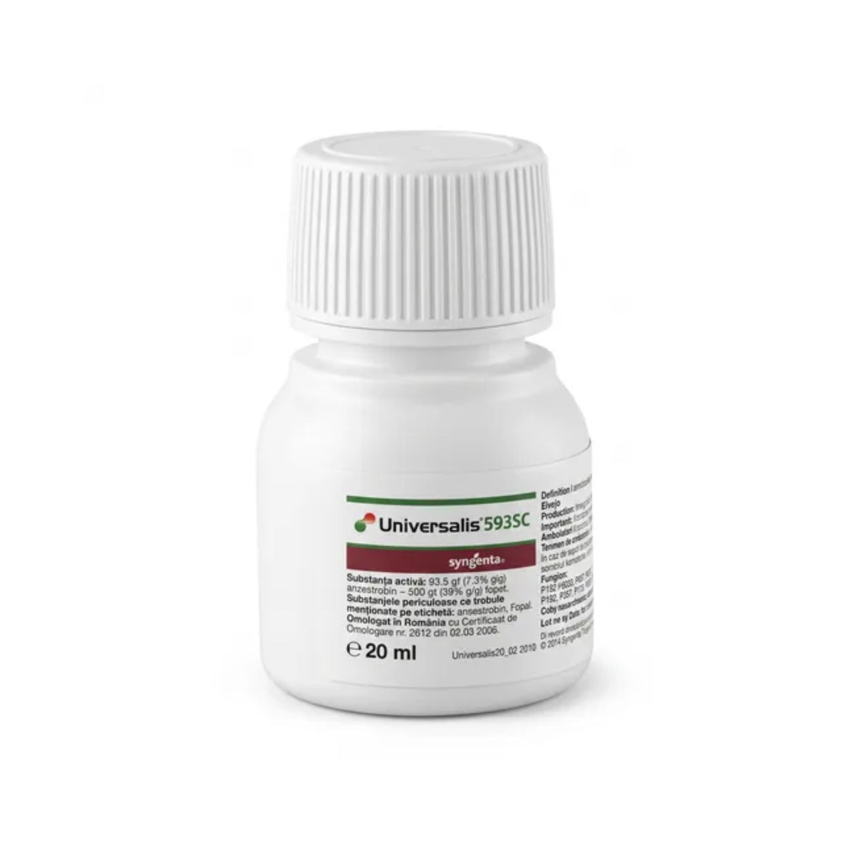 Universalis 593 SC 20 ml fungicid Syngenta pentru mană, făinare și putregai la vița-de-vie