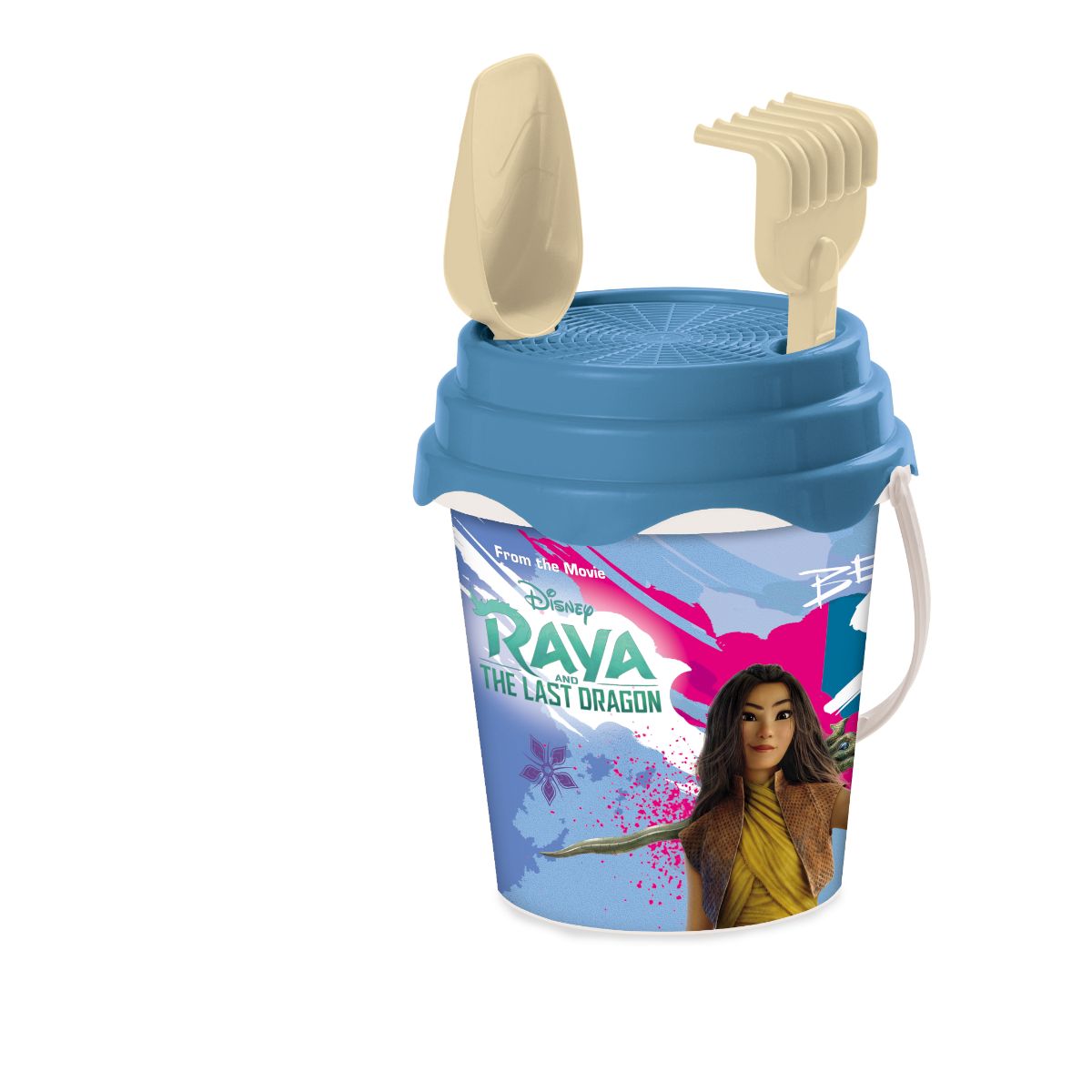 Galetusa 17 cm cu accesorii si stropitoare RAYA & THE LAST DRAGON, 3, hectarul.ro