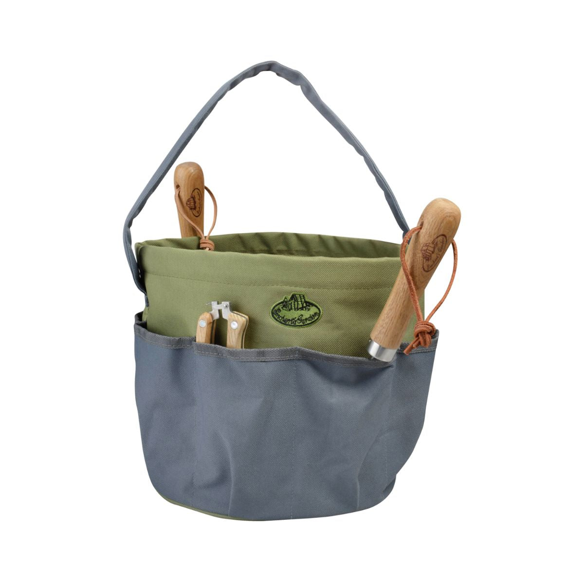 Geanta pentru gradinarit gri/verde Esschert Design