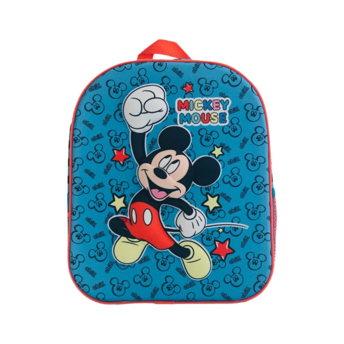 Ghiozdan 3D Frozen pentru gradinita, Mickey Mouse ,bleu , 32 Cm